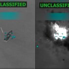 Narcolancha destruida por EEUU frente a Venezuela. 14 de octubre de 2025