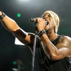 D'Angelo actúa durante el FYF Fest en el L.A. Memorial Sports Arena & Exposition Park de Los Ángeles, el 23 de agosto de 2015.
