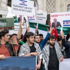 A pro-Palestine march at Istanbul University in Istanbul, Turkey on May 3, 2024. (Credit Image: © Tolga Uluturk/ZUMA Press Wire)