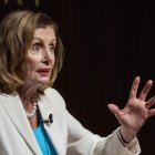 Nancy Pelosi, durante una comparecencia en 2024