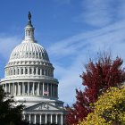 A view of the US Capitol in Washington, DC, on November 5, 2025.