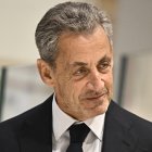 Nicolas Sarkozy, during an appearence. File archive