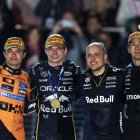 El podio de ganadores