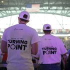People attend a Turning Point USA event