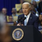 Joe Biden, durante una comparecencia. Imagen de archivo
