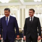 Xi Jinping y Emmanuel Macron