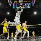 El escolta de los Boston Celtics Jaylen Brown