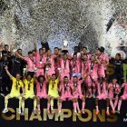 Leo Messi y el Inter Miami celebran el título de la MLS