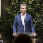 El gobernador de California, Gavin Newsom