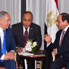Benjamin Netanyahu con el presidente egipcio Abdel Fattah al Sisi
