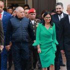 Delcy Rodríguez junto a la cúpula del régimen