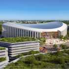 Render del futuro estadio de los Commanders