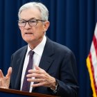 Jerome Powell durante una conferencia de prensa/ Saul Loeb
