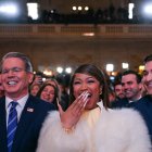 Bessent junto a Nicky Minaj en Washington DC/ Brendan Smialowski