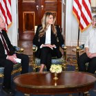Melania Trump meets with released US-Israeli hostage Keith Siegel and his wife Aviva Siegel