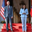 Chris Wright y Delcy Rodríguez