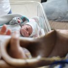 Recién nacido-Imagen de Archivo