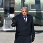 Donald Trump arribando a Texas/ Mandel Ngan