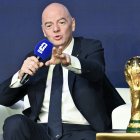 Gianni Infantino, en el sorteo de la fase de grupos de la Copa Mundial de la FIFA 2026. Diciembre de 2025