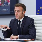 Emmanuel Macron durante el G7/ Gonzalo Fuentes