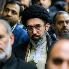 Mojtaba Khamenei (C), son of Iran's supreme leader Ayatollah Ali Khamenei