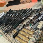 Armas incautadas a disidentes de las FARC en una operación policial. Imagen de archivo