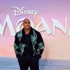 El actor estadounidense Dwayne Johnson en la premier de 'Moana 2'