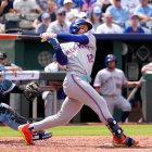 Francisco Lindor, pelotero de los Mets de Nueva York
