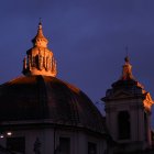 La cúpula de la iglesia de Santa Maria dei Miracoli en Roma