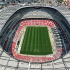 Vista cenital del Estadio Azteca. Imagen de archivo