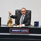 El presidente del Congreso salvadoreño, Ernesto Castro.