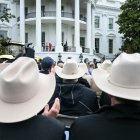 Donald Trump encabeza un evento con agricultores/ Oliver Contreras