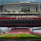 MetLife Stadium, Estadio Azteca y BMO Field. Imagen de archivo