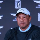 Tiger Woods is involved in a rollover car accident in Jupiter, Florida.