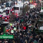 La Sexta Avenida y la calle 42 en Manhattan