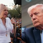 María Corina Machado y Donald Trump.