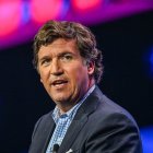Tucker Carlson en un evento de Turning Point Action USA/ Giorgio Viera