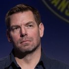 Eric Swalwell, candidato a gobernador de California, durante un foro. Enero de 2026