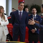 Begoña Gómez y Pedro Sánchez, durante un viaje a China. Abril de 2026