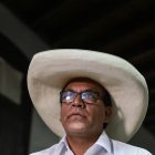 El candidato presidencial izquierdista Roberto Sanchez