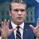 Pete Hegseth, durante una comparecencia en la Casa Blanca en abril de 2026