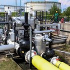 La estación receptora del oleoducto Druzhba, que transporta petróleo entre Hungría y Rusia (Archivo)