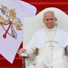 El Papa León XIV durante su viaje pastoral a África