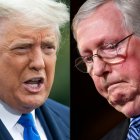 Donald Trump y Mitch McConnell/ Saul Loeb, Mandel Ngan