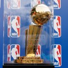 Trofeo Larry O'Brien. Imagen de archivo