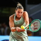 La tenista bielorrusa Aryna Sabalenka, durante un partido. Imagen de archivo