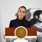 Claudia Sheinbaum, durante una comparecencia de prensa. Mayo de 2026