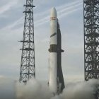 Despegue del cohete New Glenn de Blue Origin en Florida