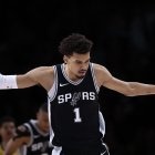 Victor Wembanyama, durante un partido de los San Antonio Spurs en 2025
