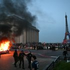 Disturbios en París (Francia) tras la victoria del PSG en la UEFA Champions League 2025-2026